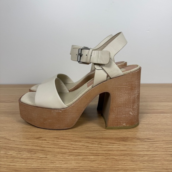 Dolce Vita Wallis Platform Heels Bone Women’s 6 - Picture 3 of 11